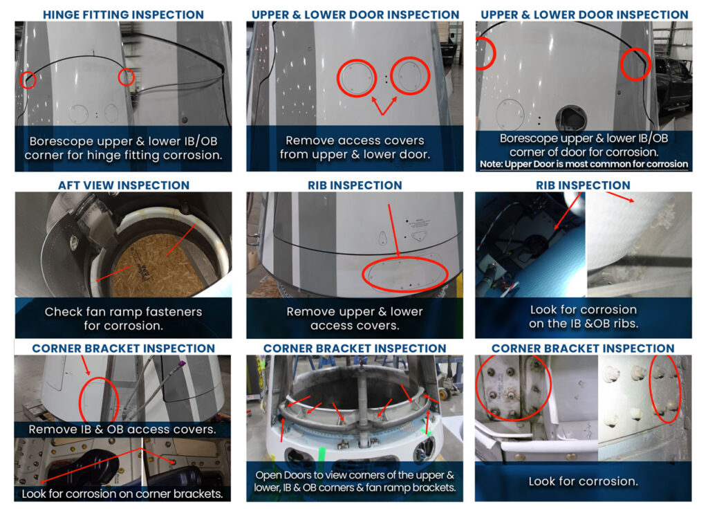 BR710 Thrust Reverser Repair